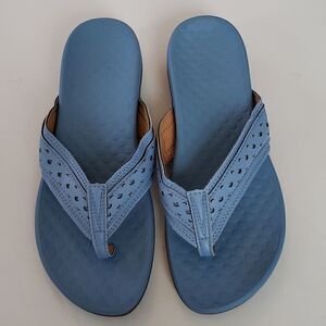 Women's light blue rubber sandals